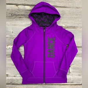 Justice Purple Dance Full-Zip Hoodie